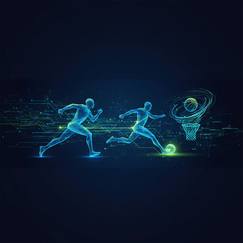 พื้นหลังข้อมูล AI นามธรรม